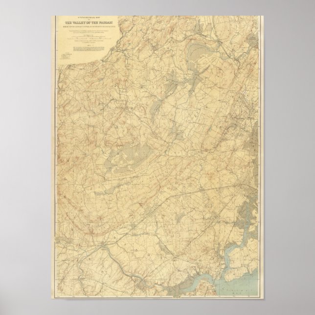 Póster Red Sandstone, Nova Jersey 2 (Frente)