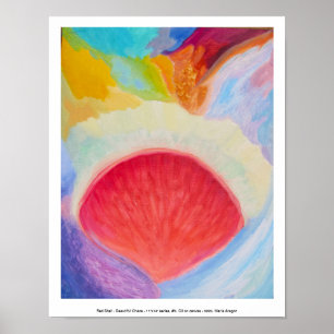 Poster Red Shell - Belo Caos, série de 11" x 14", nº 5