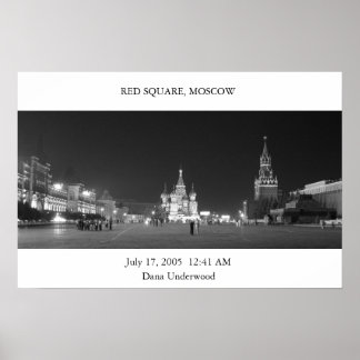 Poster Red Square Moscou