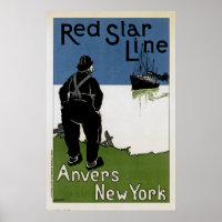Red Star Line ~ Anvers - Nova Iorque