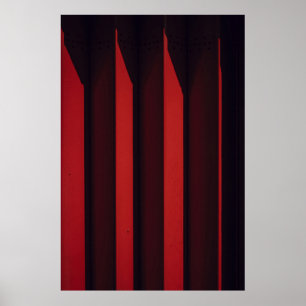 Poster Red surface