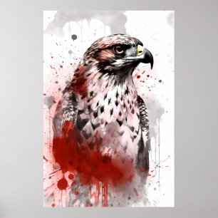 Poster Red Tailed Hawk