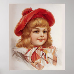 Póster Red Tam Girl