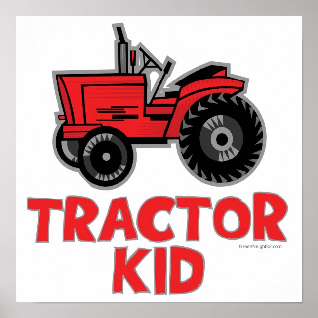 Poster Red Trator Kid (Frente)