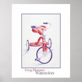 Póster Red Trike