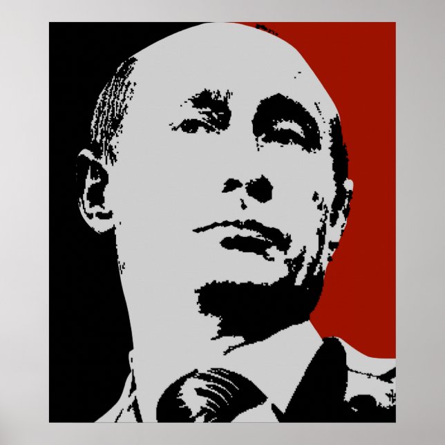 Poster Red Vladimir Putin (Frente)