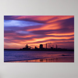 Poster Redcar Steel funciona em Sunrise