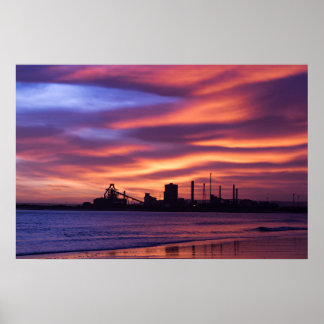 Poster Redcar Steel funciona em Sunrise