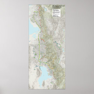 Poster Rede da fuga da parte dianteira de Wasatch