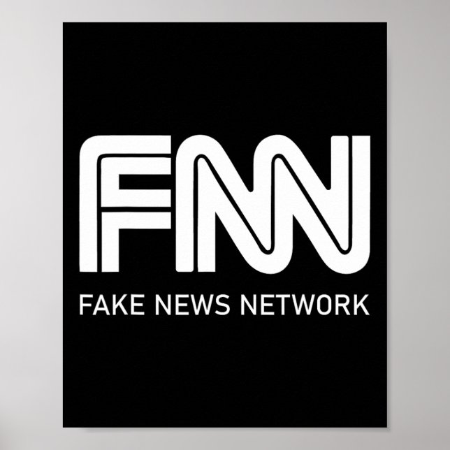 Poster Rede de Notícias Falsas da Fnn Trump (Frente)