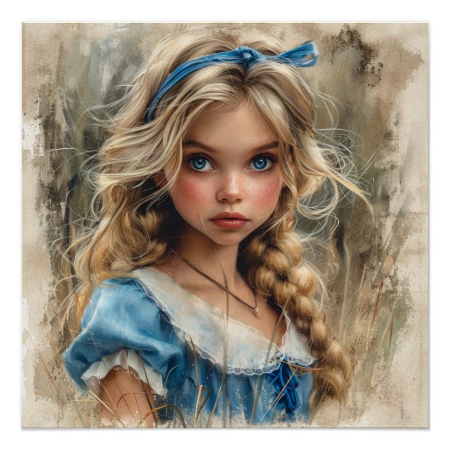 Póster Redemoinho do País das Maravilhas da Alice: Capric (Frente)
