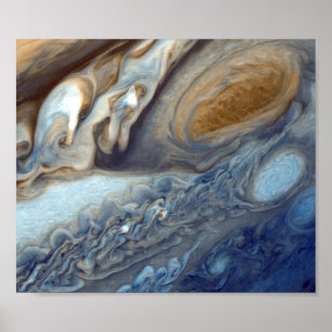 Póster Redemoinhos de NASAs Jupiter
