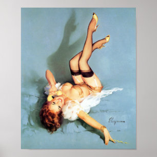 Póster Redhead no Pin do telefone acima