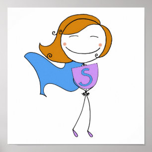 Poster Redhead super da menina