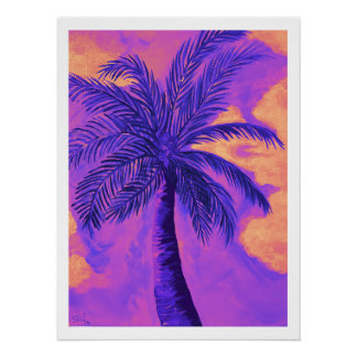 Póster Redland Bay Palm Tree Tropicana