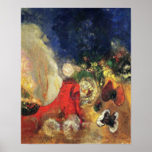 Poster Redon - A Esfinge Vermelha