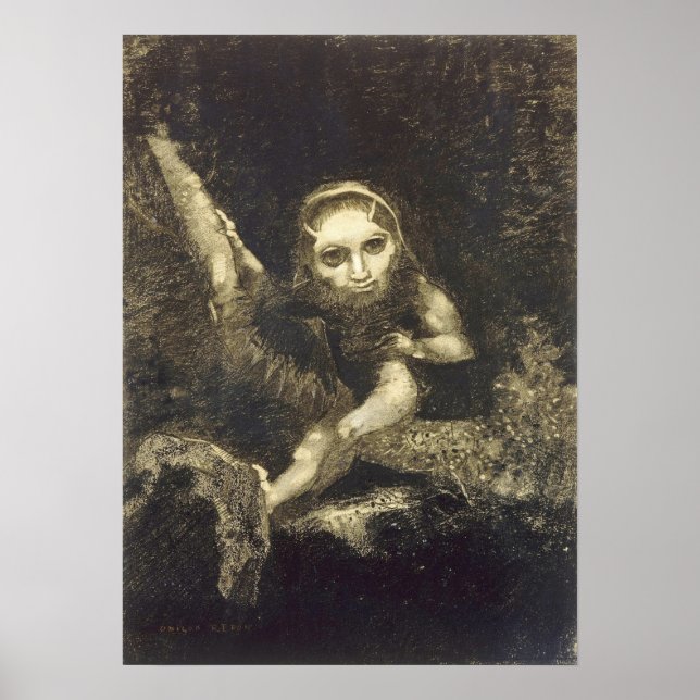 Poster Redon - Caliban (Frente)