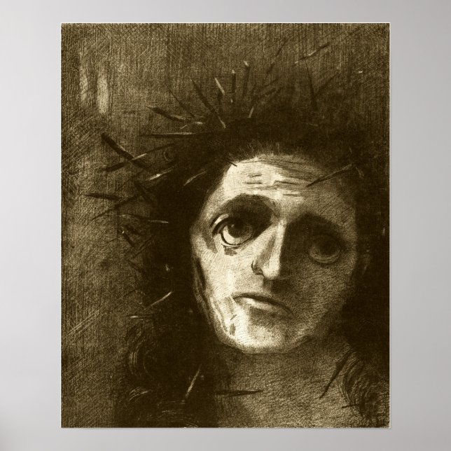 Poster Redon - Cristo 1887 (Frente)