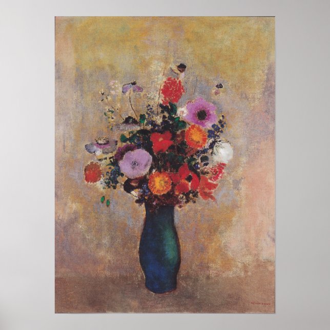 Poster Redon - Flores Silvestres 1906 (Frente)
