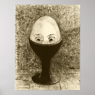 Poster Redon - O Ovo 1885