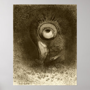 Poster Redon - Primeira Visão Tentada Na Flor 1883