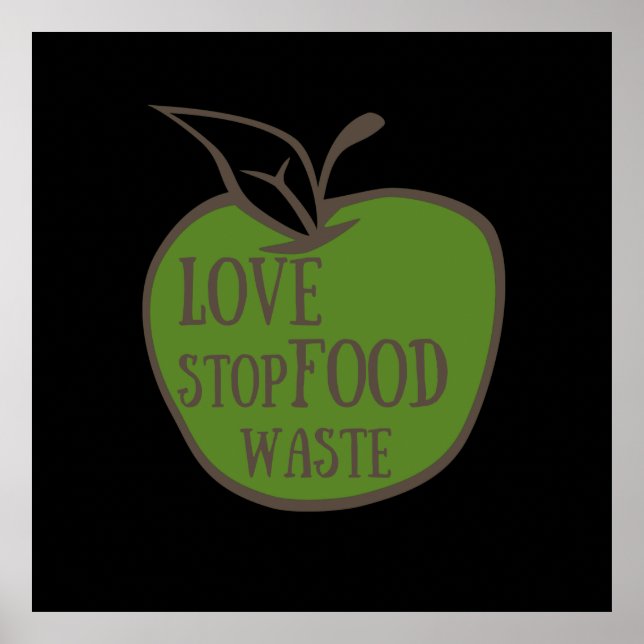 Poster reduzir o desperdício de comidas (Frente)