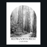 Poster Redwood National Park California Arch Photo Print<br><div class="desc">Redwood National Park California Arch Photo Print</div>