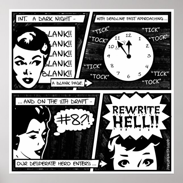 Poster Reescreva a banda desenhada do Inferno (Frente)