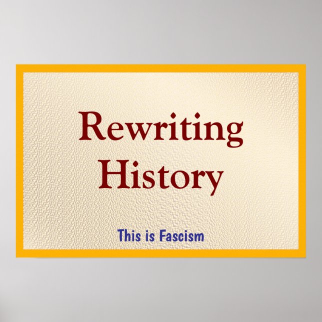 Poster Reescrevendo a História (Frente)