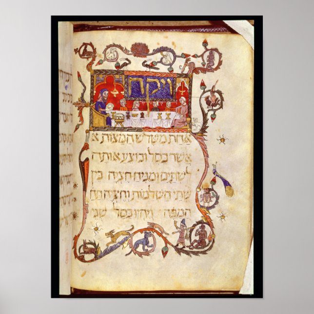 Póster Refeição de Passover, Espanha de Norte (Frente)