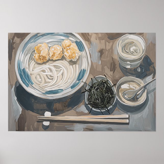 Poster Refeição Japonesa (Frente)