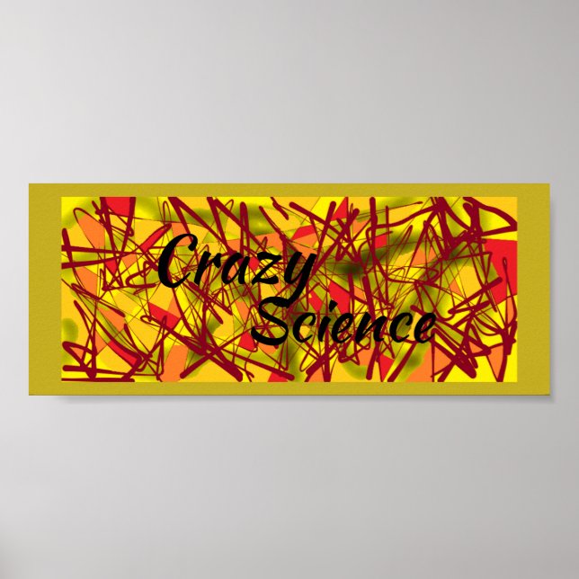 Poster Referência Crazy Science ao programa de TV Orphan  (Frente)