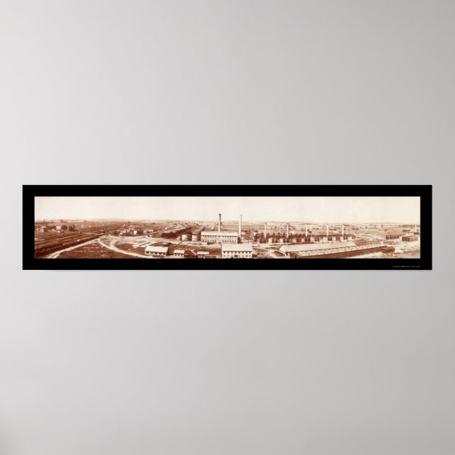 Póster Refinaria Do Rio Da Madeira Foto 1908 (Frente)