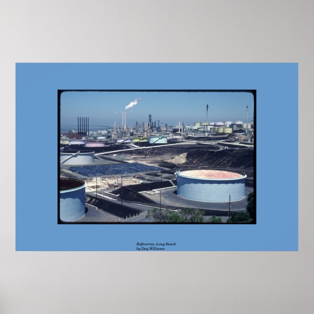 Poster Refinarias, Long Beach (Frente)