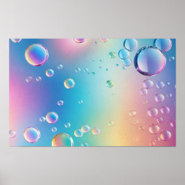 Poster Refletindo um Espectro de Cores