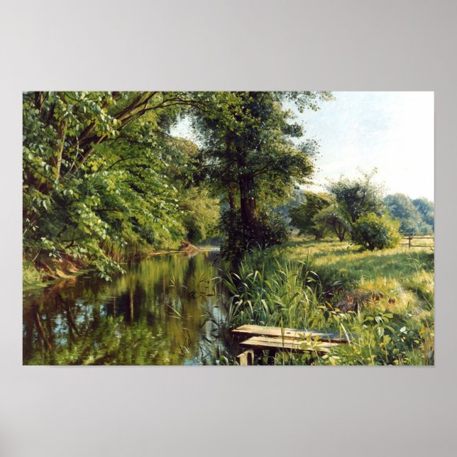 Poster Reflexão da Primavera por Peder Mork Monsted (Frente)