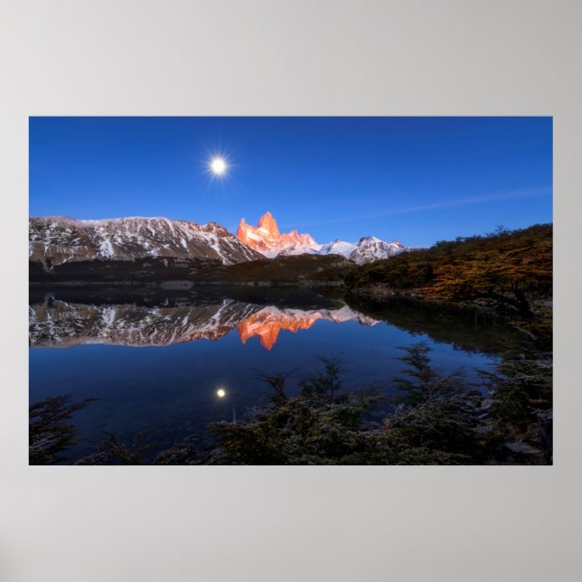 Póster Reflexão De Fitz Roy (Frente)