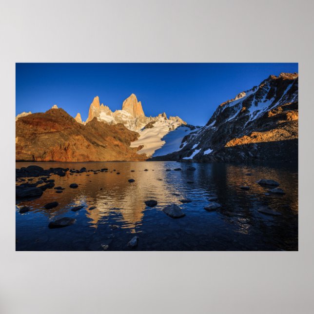 Poster Reflexão De Fitz Roy No Assalto Do Sol (Frente)