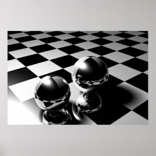 Póster Reflexão de mármore