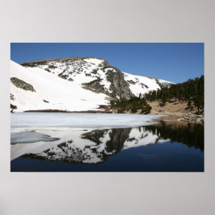 Póster Reflexão de Montanha