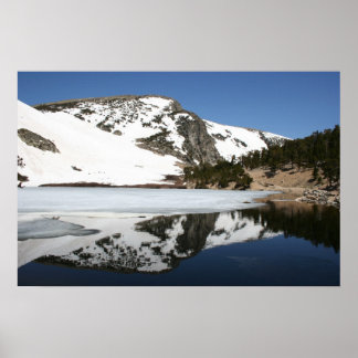 Póster Reflexão de Montanha