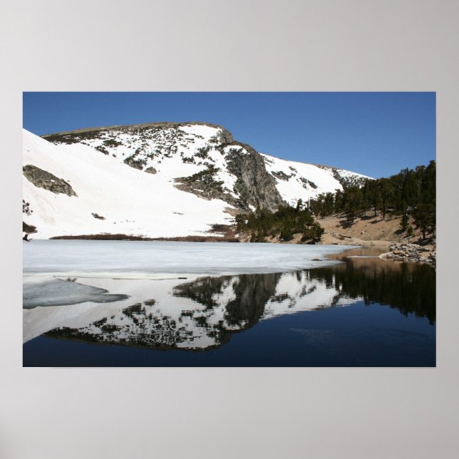 Póster Reflexão de Montanha (Frente)