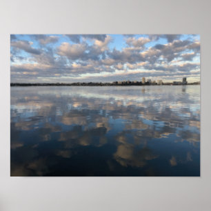 Poster Reflexo Nublado