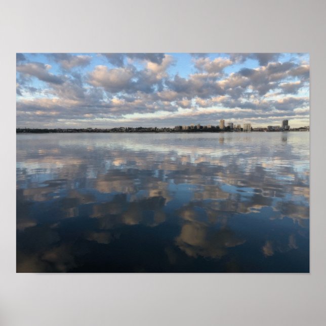 Poster Reflexo Nublado  (Frente)