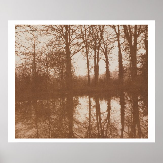 Póster Reflexões, 1843 (foto sepia) (Frente)