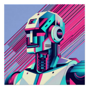Póster Reflexões Cyberpunk
