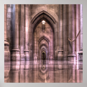 Póster Reflexões da Catedral Nacional de Washington