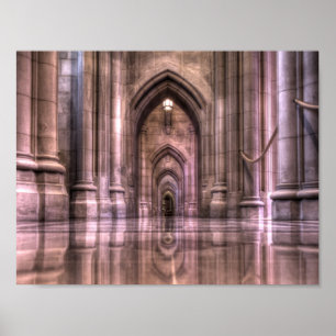 Póster Reflexões da Catedral Nacional de Washington