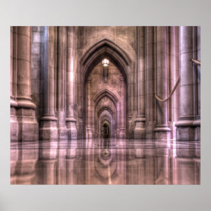 Póster Reflexões da Catedral Nacional de Washington