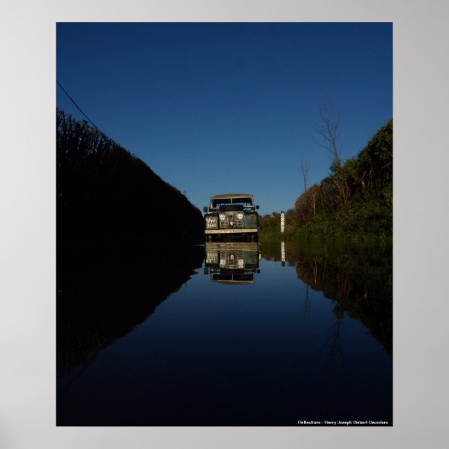 Póster Reflexões de Henry Joseph Siebert-Saunders (Frente)